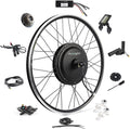 EBIKELING Waterproof Ebike Conversion Kit 48V 1200W 26" Direct Drive Electric Bike Conversion Kit - Ebike Kit - Front &amp; Rear Wheel Hub Motor Kit