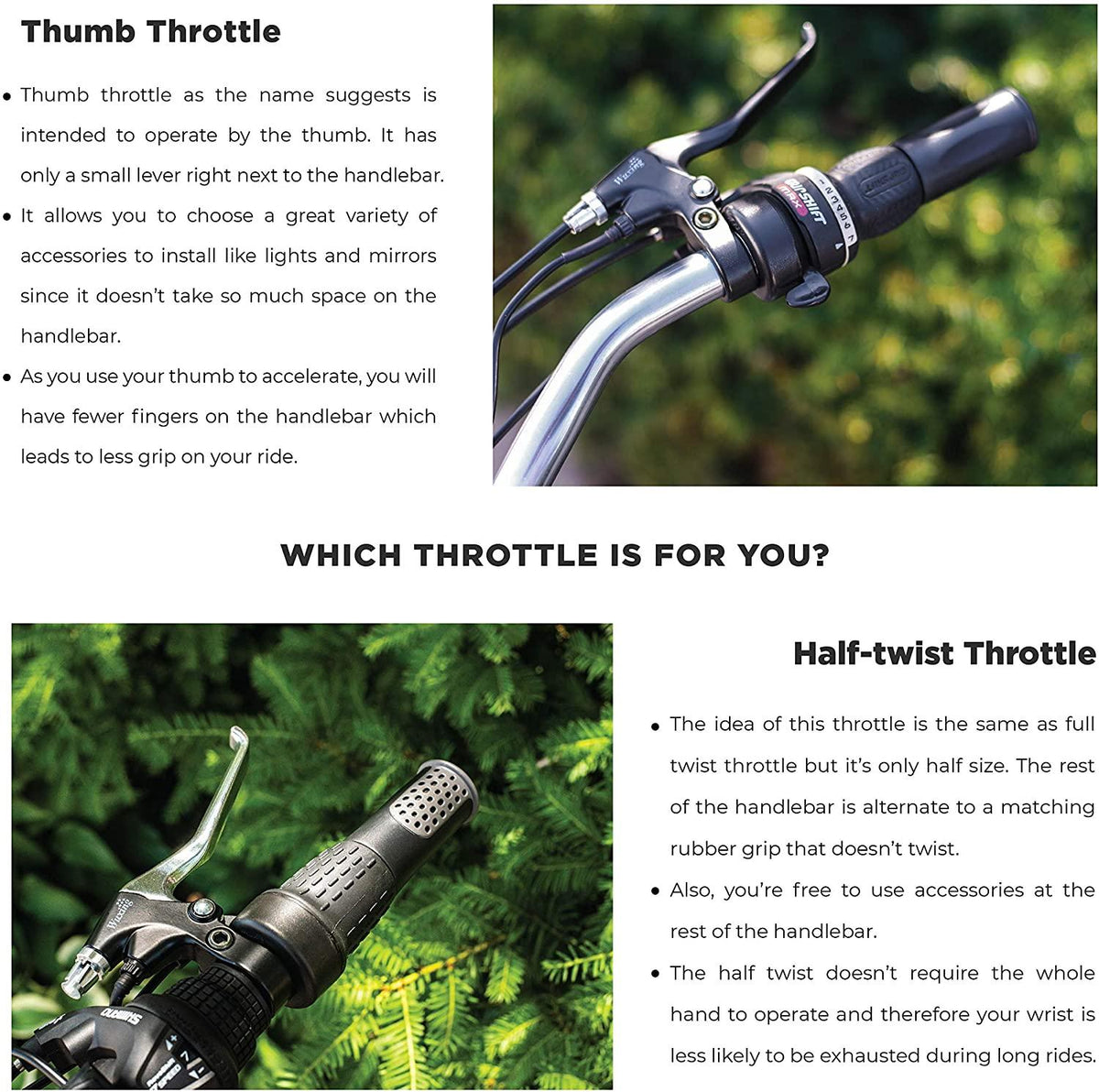 EBIKELING Waterproof Ebike Conversion Kit 48V 1200W 26" Direct Drive Electric Bike Conversion Kit - Ebike Kit - Front &amp; Rear Wheel Hub Motor Kit