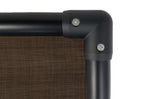 Kuranda Dog Bed - Chewproof - All Anodized Aluminum (Midnight Black) - Indoor/Outdoor - Elevated - Easy to Clean - Water Proof - Breathability - Vinyl Weave Fabric