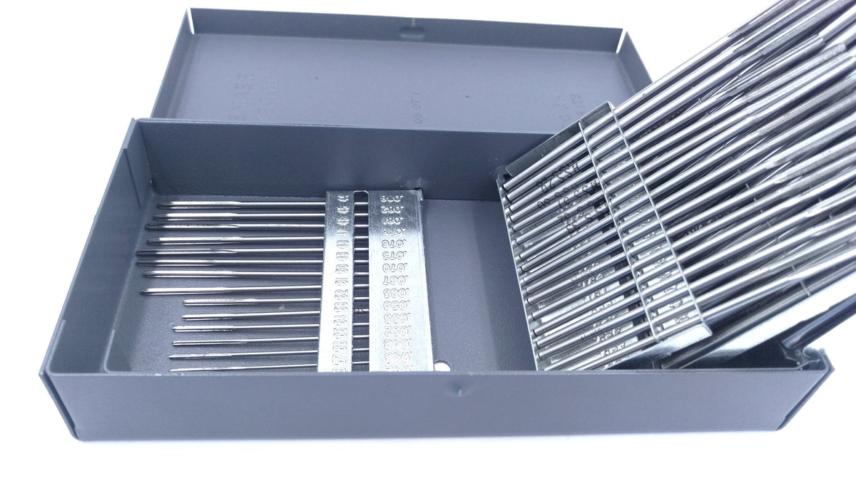 60 Pcs No.1 to No.60 Hss Ansi ChucReamer Set in Huot USA Index Metal Box, 5500-Sk00 | 60 Pc Set, Straight Shank, Straight Flute, Right-Hand Cut, +0.0001 to +0.0005 in Tolerance, Huot Box