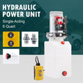 6 Quart 12V Single Acting Hydraulic Pump for Wheelchair Boat and Tailgate Lifts