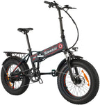 Speedrid Folding Electric Bike Fat Tire Electric Snow Bike 20" 4.0, 500W Powerful Motor, 36V 12.5Ah Removable Battery and Professional 6 Speed