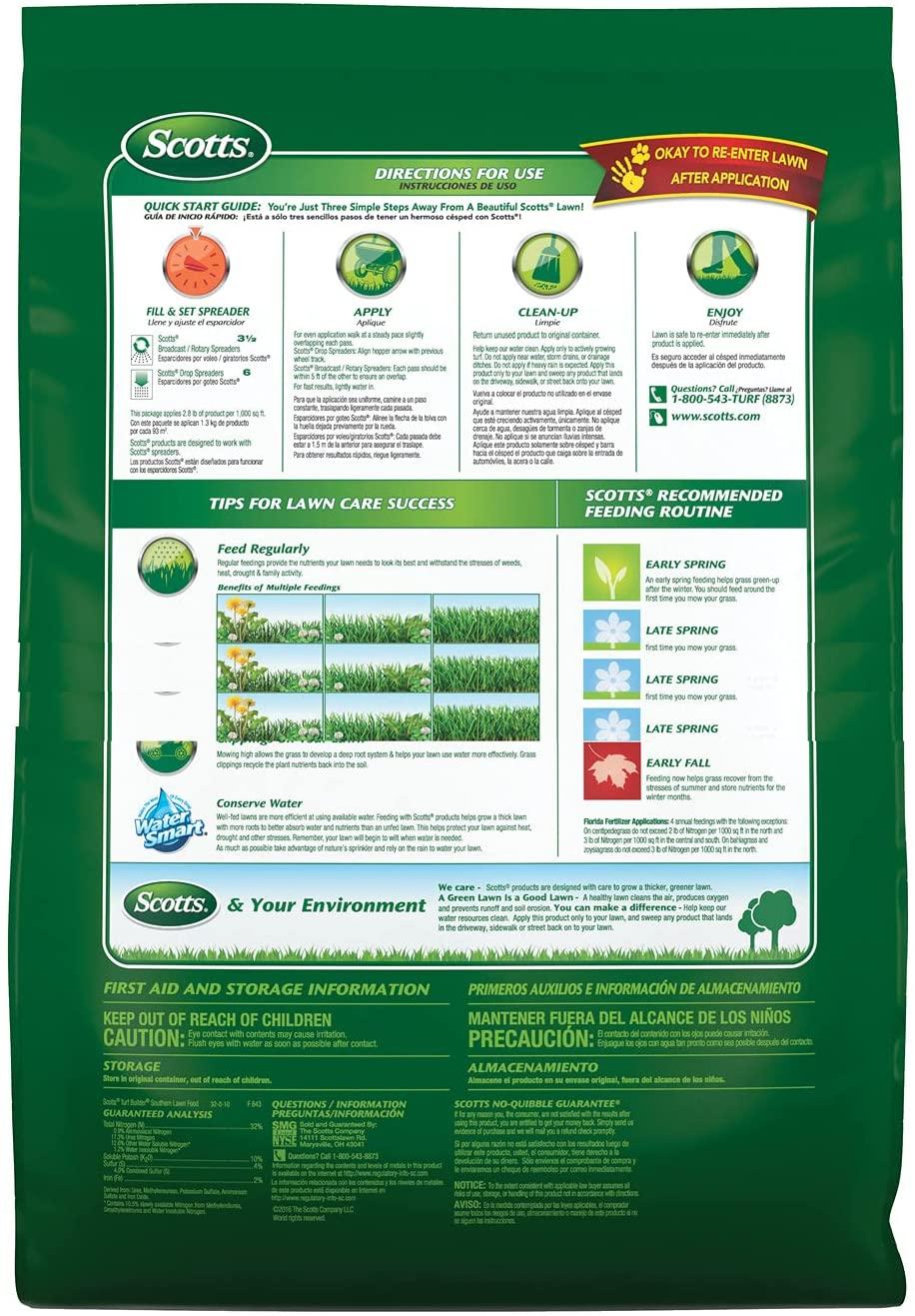 scotts turf builder southern lawn food, 28.12 lbs.