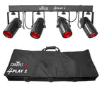 Chauvet DJ 4PLAY 2 RGBW DMX Light Bar Beam Effect System +Bag and Fog Machine 4PLAY2