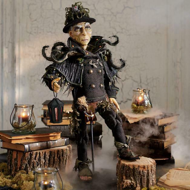 24" Katherine's Collection Graveyard Groundskeeper Posable Halloween Art Doll