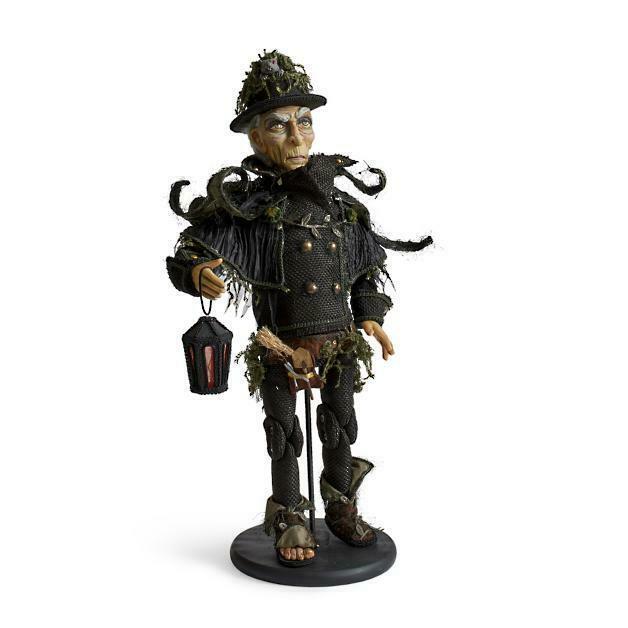 24" Katherine's Collection Graveyard Groundskeeper Posable Halloween Art Doll