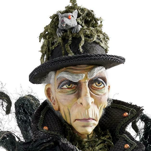 24" Katherine's Collection Graveyard Groundskeeper Posable Halloween Art Doll