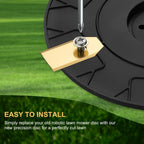 【Cut More Efficiently】 Blade Discs + 6 Pcs Blades Compatible with  Sileno City 400 600 / McCulloch ROB S400 S500 S600 S800, Robotic Lawn Mower Blade Disc