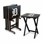 Detroit Tigers 4-TV Tray and Stand Set
