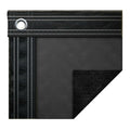 30' x 50' rectangle in-ground swimming pool winter cover 20 year - charcoal