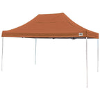 10 ft. x 15 ft. W Pro Straight-Leg Pop-Up Canopy w/Terracotta Cover, StoraBag, and 4-Position-Adjustable Steel Frame