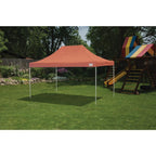 10 ft. x 15 ft. W Pro Straight-Leg Pop-Up Canopy w/Terracotta Cover, StoraBag, and 4-Position-Adjustable Steel Frame