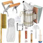 roliafeesy beekeeping tools set 10 pcs beekeeping supplies tool kit bee smoker kit bee keeping tool bee hives supplies starter kit