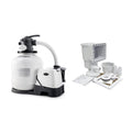 intex krystal clear saltwater system sand filter pump dyna skimmer accessory kit