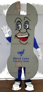 Gray Wrench BIGGYMONKEYMascot Costume. Wrench Costume