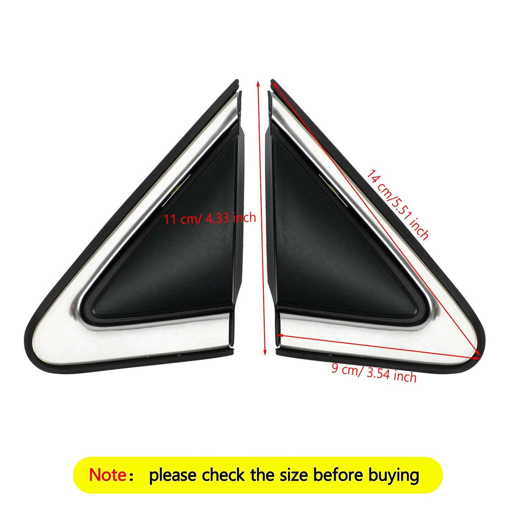 Nissan Sentra 2013-2023 Front Left & Right Fender Trim /Mirror Finisher Generic