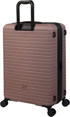 Attuned 28" Hardside Checked 8 Wheel Expandable Spinner, Pale Mauve