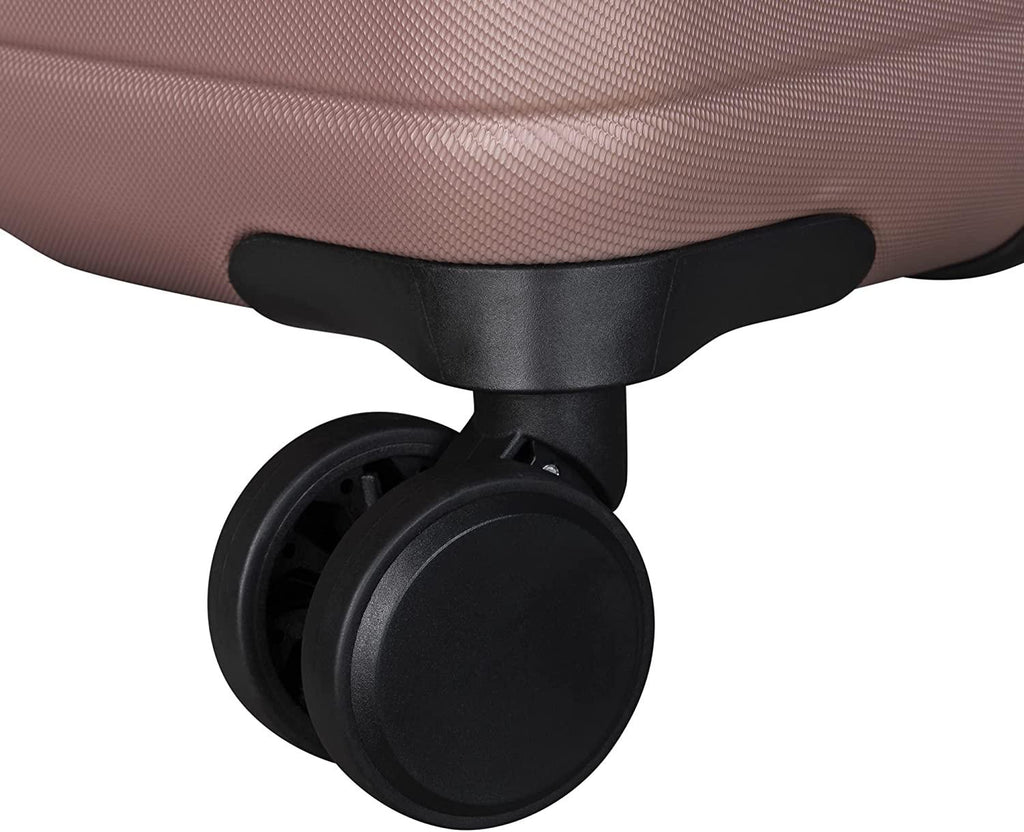 Attuned 28" Hardside Checked 8 Wheel Expandable Spinner, Pale Mauve