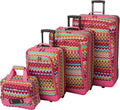 Escape 4-Piece Softside Upright Luggage Set, Tribal, (14/19/24/28)