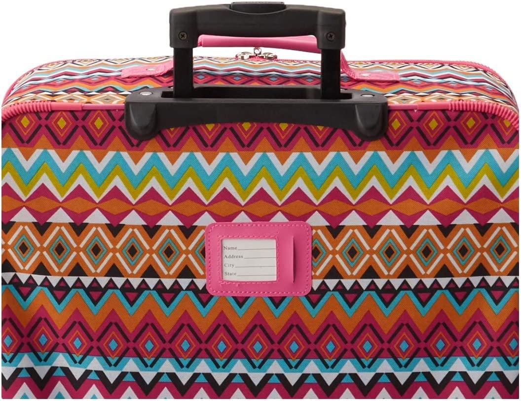 Escape 4-Piece Softside Upright Luggage Set, Tribal, (14/19/24/28)