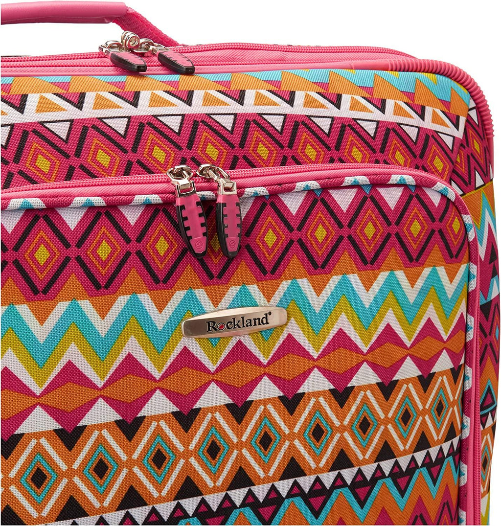 Escape 4-Piece Softside Upright Luggage Set, Tribal, (14/19/24/28)