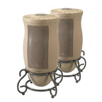 Lasko er Series Oscillating Ceramic Space Heater, Tan (2 Pack)
