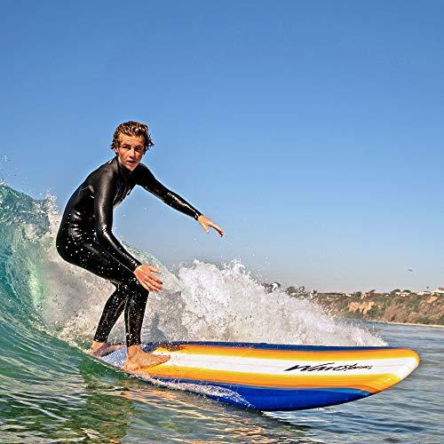 Wavestorm 8 Surfboard, Sunburst Graphic