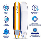 Wavestorm 8 Surfboard, Sunburst Graphic