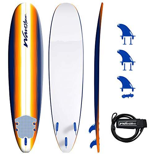 Wavestorm 8 Surfboard, Sunburst Graphic