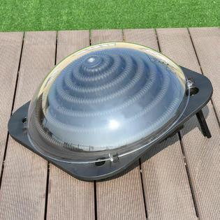 Gymax Solar Water Heater Inground &amp;Above Ground Swimming Pool Water Heater Black