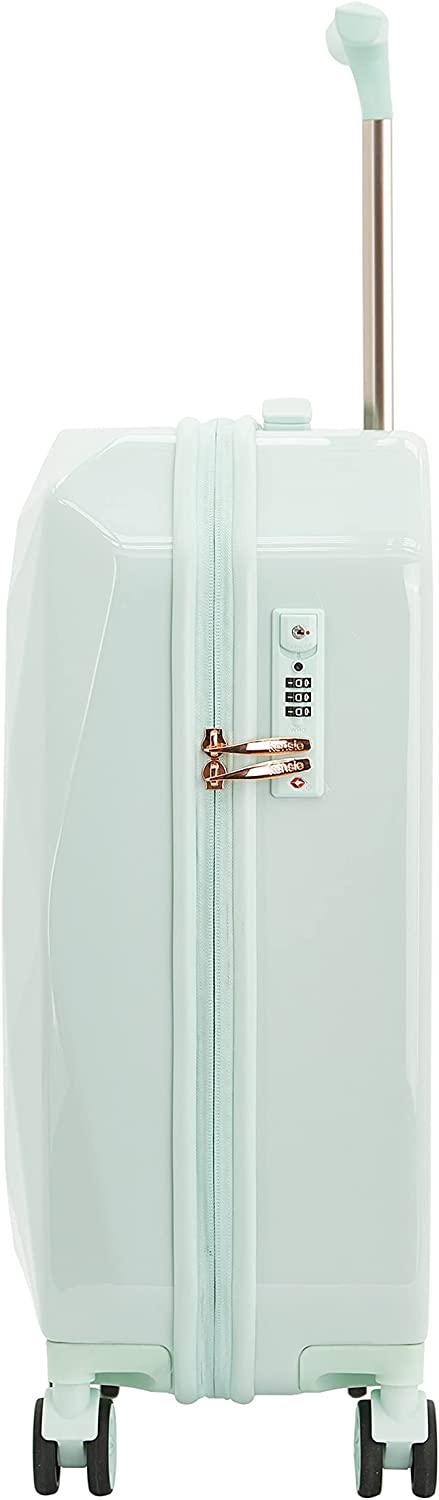 Women's 3D Gemstone TSA Lock Hardside Spinner Luggage, Mint, 2 Piece Set (28"/20")