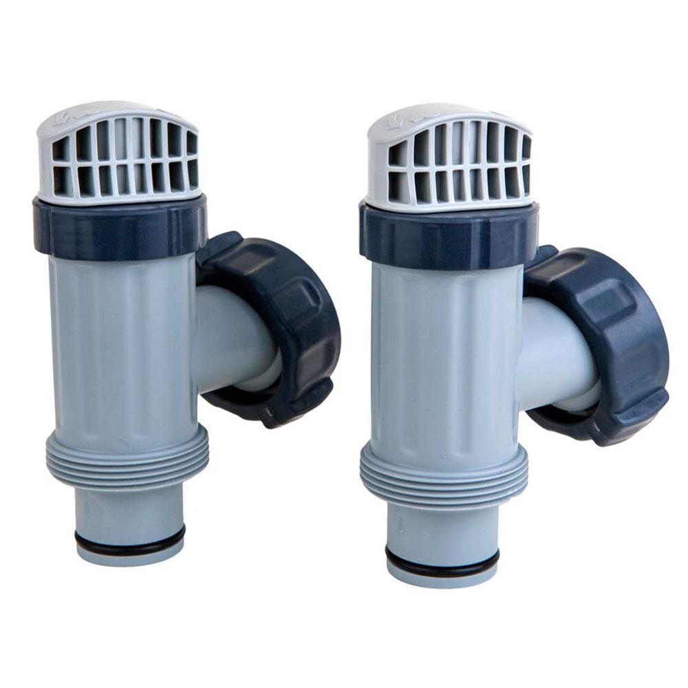 intex 2800 gph sand filter pump w/ automatic timer replacement valves &amp; skimmer