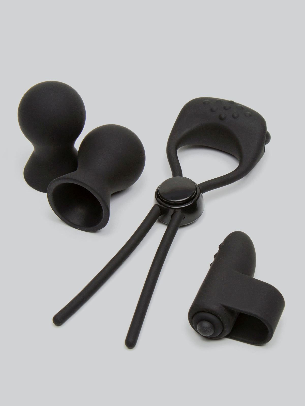 Lovehoney All Tied Up Bondage Play Kit (8 Piece), Black