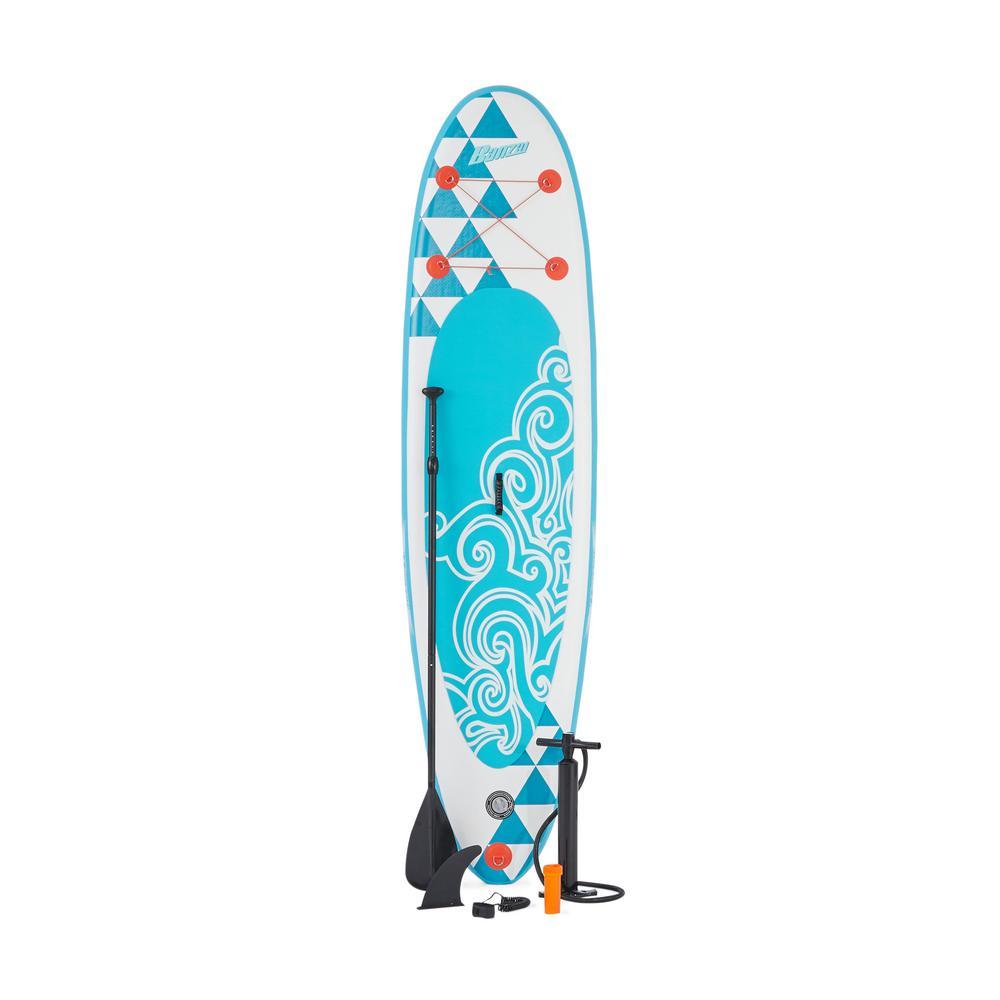 10 ft. Inflatable SUP Stand Up Paddle Board Adjustable Paddle and Backpack