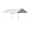 10 ft. W x 20 ft. D Canopy in White with High-Grade Steel Frame and Innovative AccelaFrame System for  Assembly