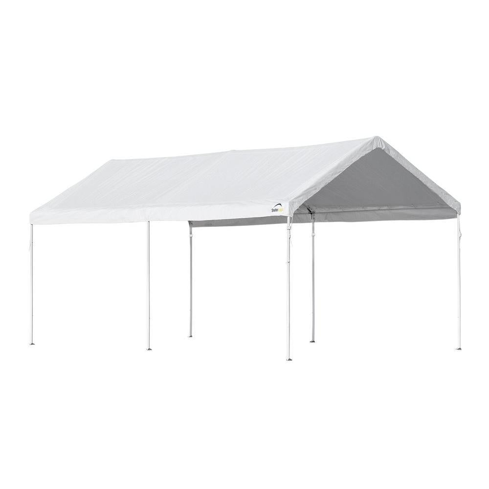 10 ft. W x 20 ft. D Canopy in White with High-Grade Steel Frame and Innovative AccelaFrame System for  Assembly