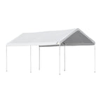 10 ft. W x 20 ft. D Canopy in White with High-Grade Steel Frame and Innovative AccelaFrame System for  Assembly