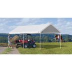 10 ft. W x 20 ft. D Canopy in White with High-Grade Steel Frame and Innovative AccelaFrame System for  Assembly