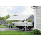10 ft. W x 20 ft. D Canopy in White with High-Grade Steel Frame and Innovative AccelaFrame System for  Assembly