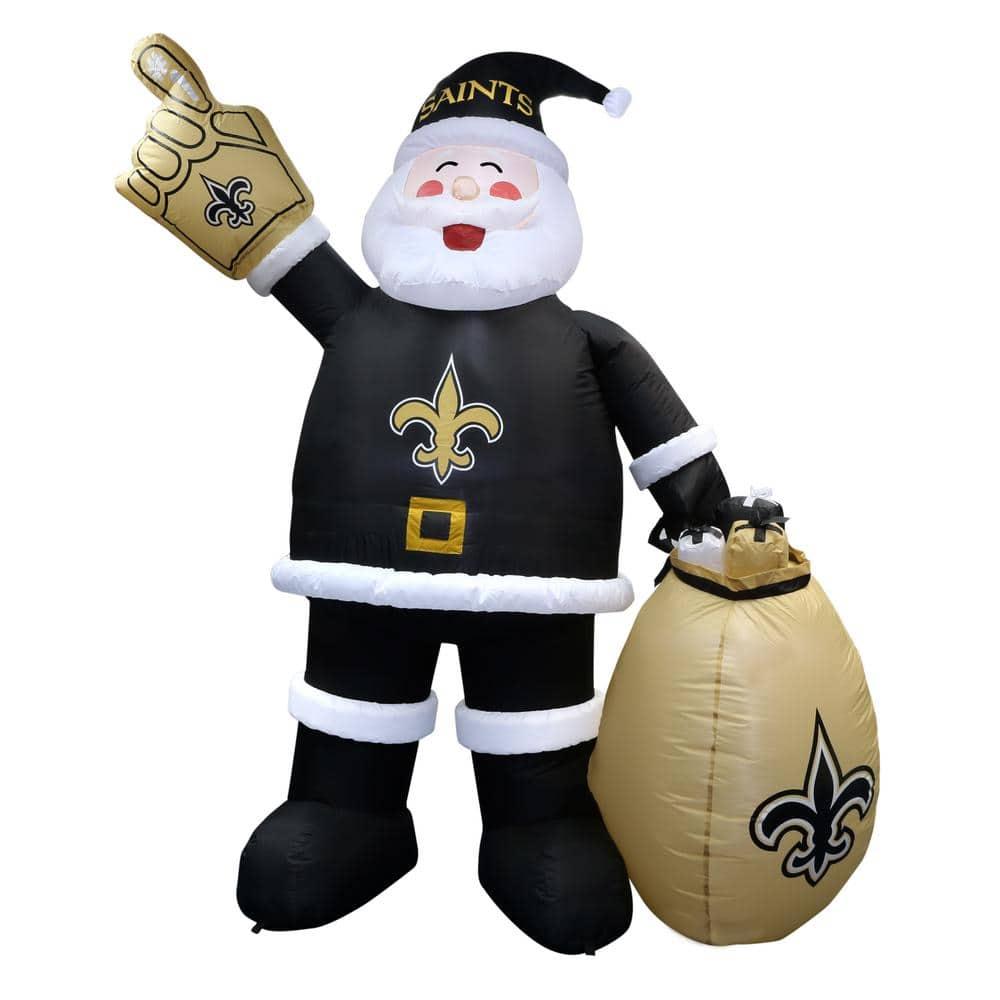 7 ft. New Orleans Saints Santa Inflatable