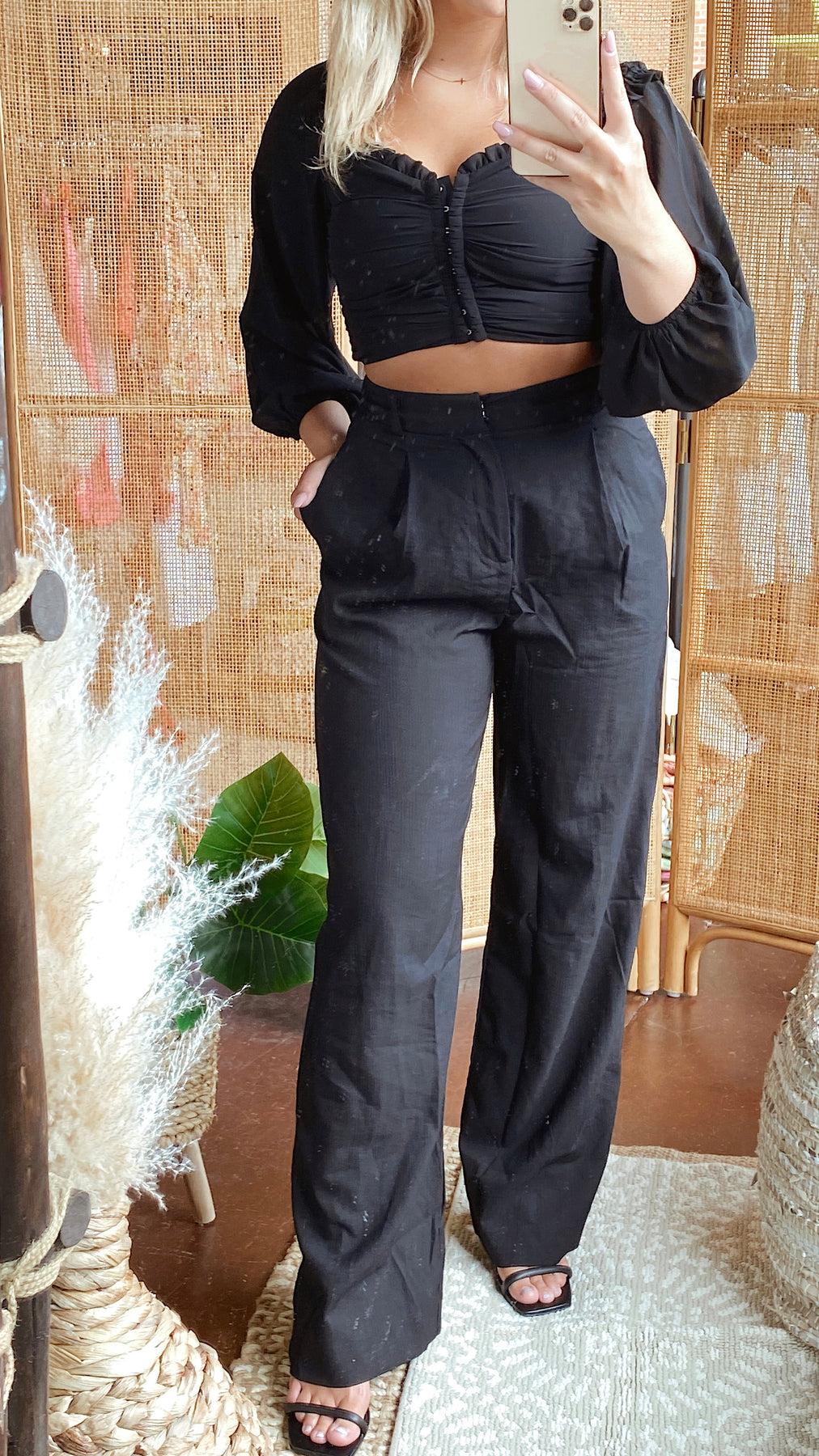 The Whatchu Need Wide Leg Pants
