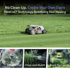 Robotic Lawn Mower AIRSEEKER TRON SE Wireless Lawnmower,NRTK AI Vision,Smart App Control,Robotic Mower for 65% Slope,Omni-Wheel , 80 Multi-Zone ManagementEdge-Cutting,Cut Height 2''~3.5''