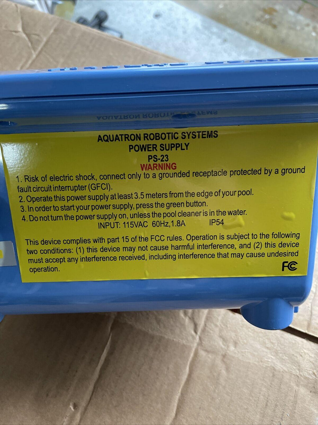 aqua control aquacontrol power supply as07151 verro bravo watertech blue diamond