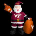 7 ft. Virginia Tech Santa Clause Yard Inflatable