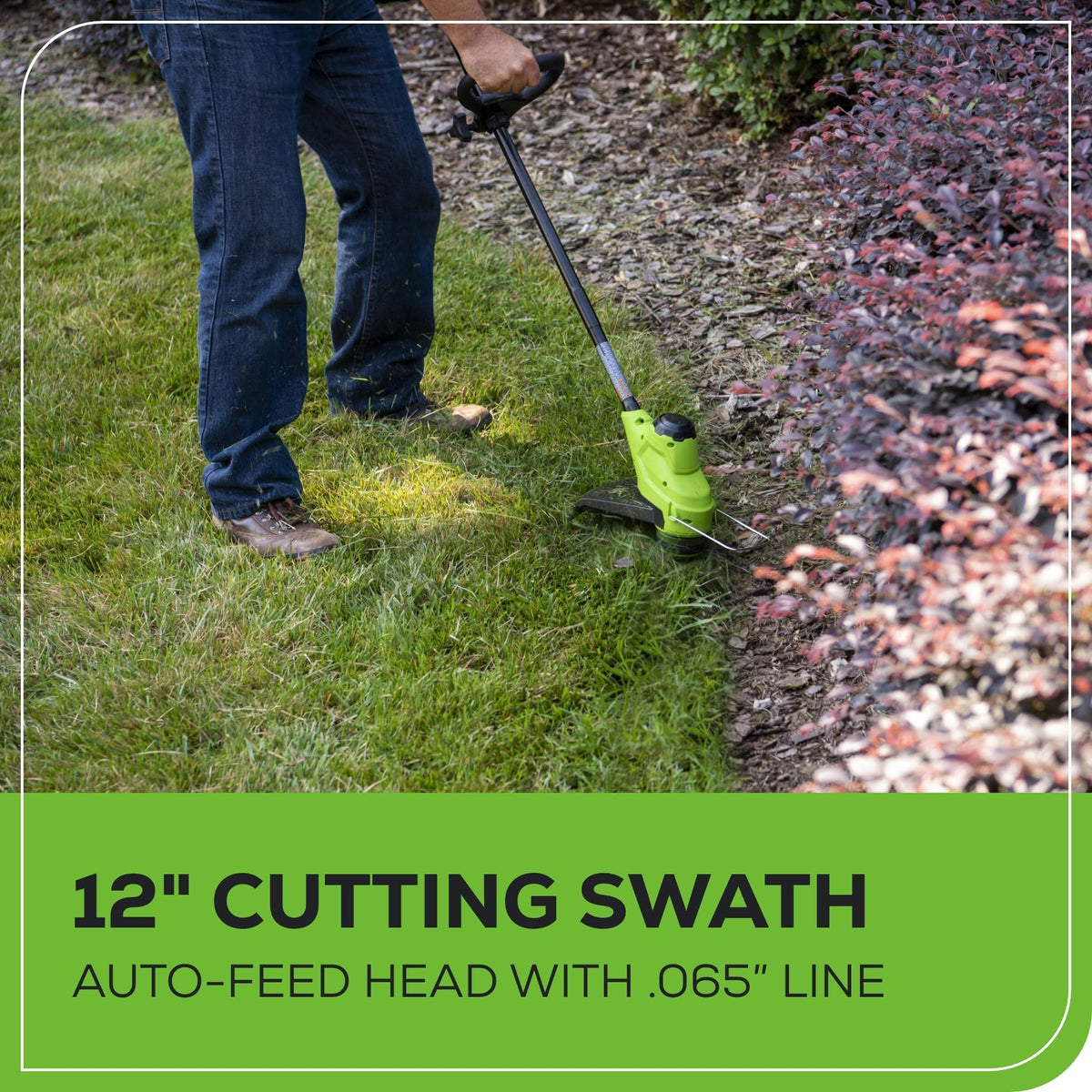48V (24V x 2) High - Performance Cordless Yard Tool Combo: 21" self propelled lawn mower, 12" Trimmer &amp; Blower, with 3 Batteries &amp; 2 Chargers