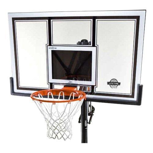 Lifetime 54" Shatterproof Portable Infinate Height Adjustable Basketball System, 71524