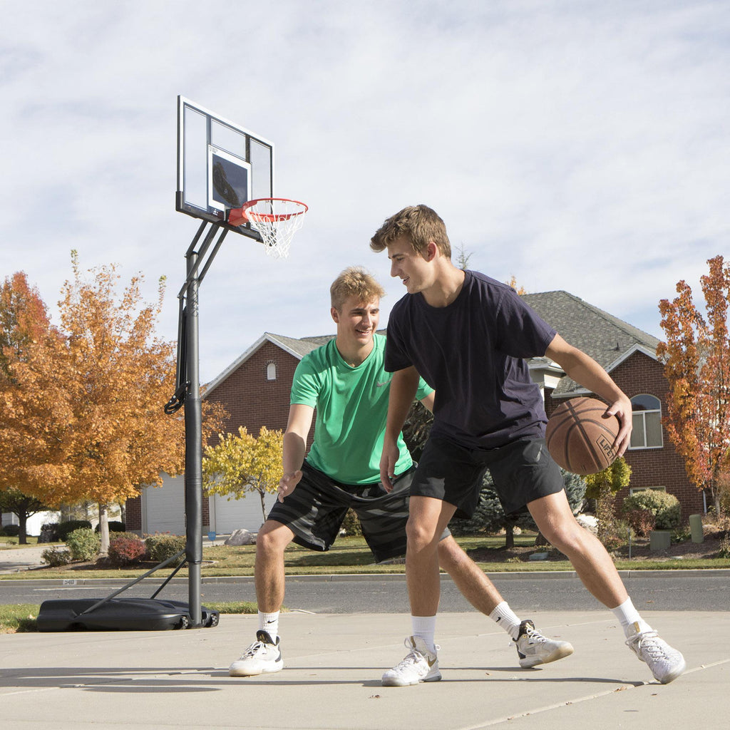 Lifetime 54" Shatterproof Portable Infinate Height Adjustable Basketball System, 71524