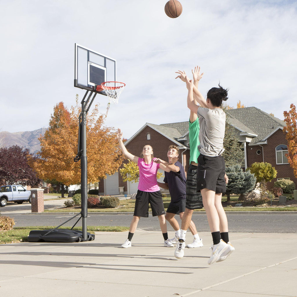 Lifetime 54" Shatterproof Portable Infinate Height Adjustable Basketball System, 71524