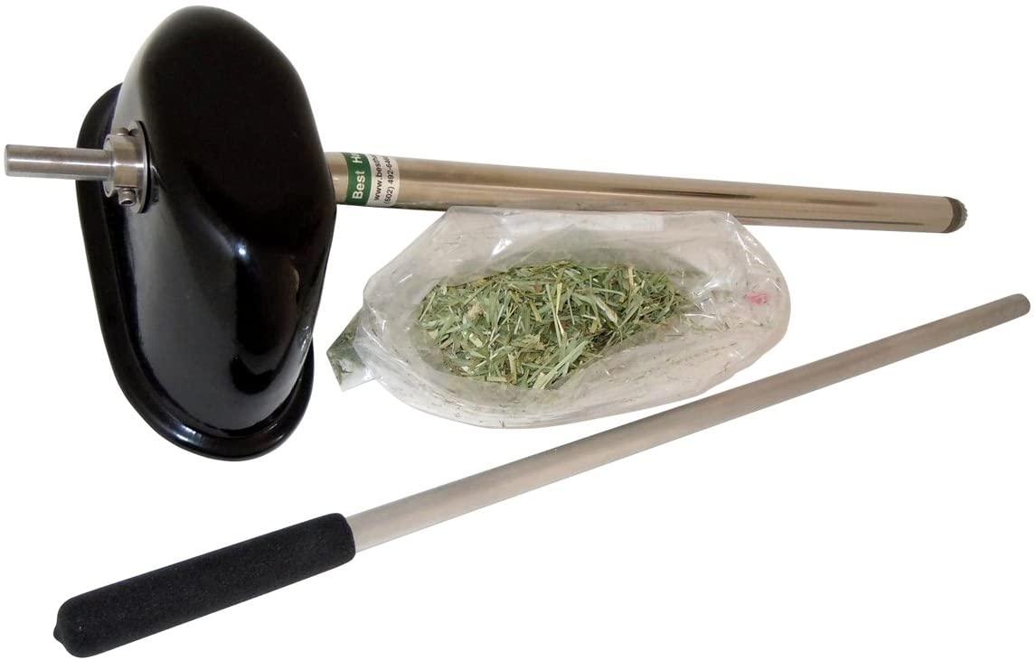 hay bale sampler probe, 18" depth, drill-type for sampling hay bales. includes bagging attachment.