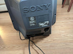 sony trinitron kv-20s40 20" crt tv retro gaming  w/oem remote tested - beautiful